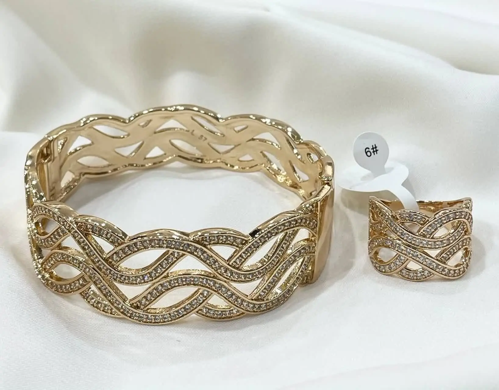 #ست دستبند انگشتر مارک ژوپینگ 👌🏻
