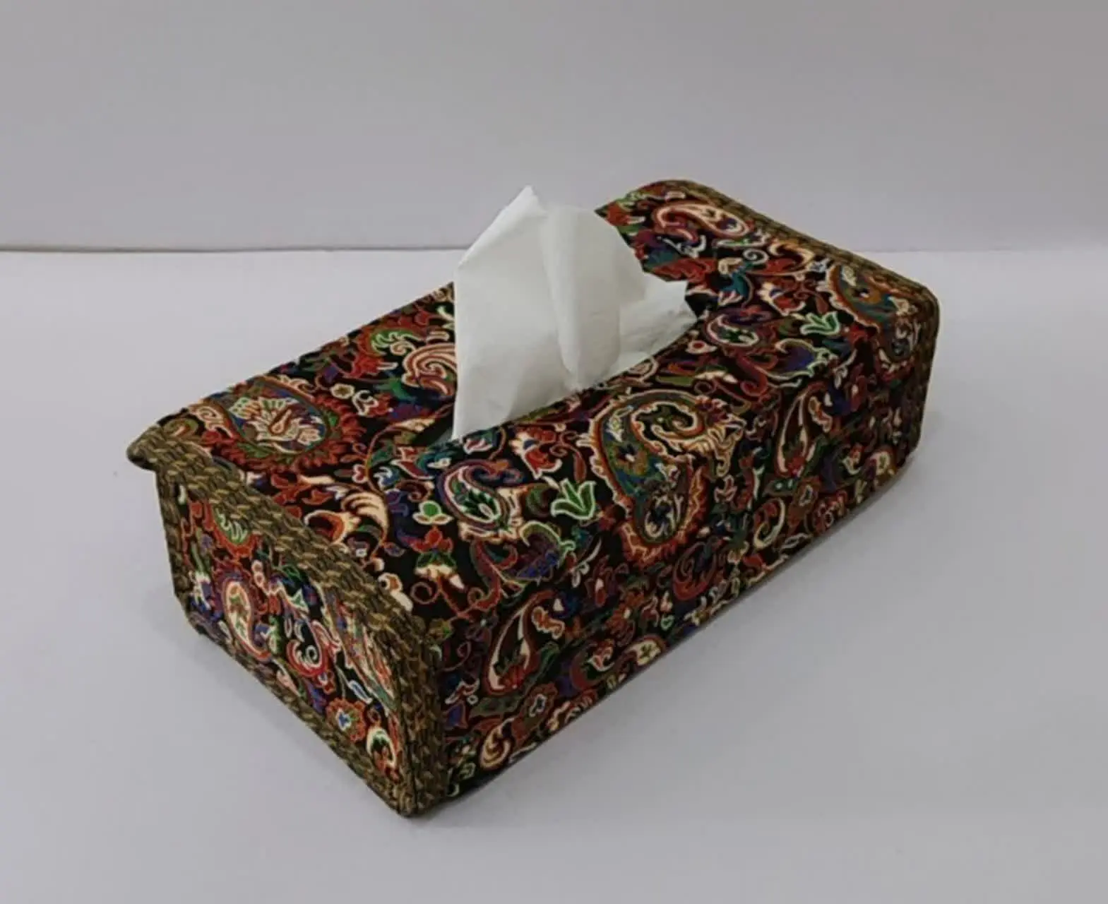 💫 جا دستمال کاغذی ترمه و کرپ💫
