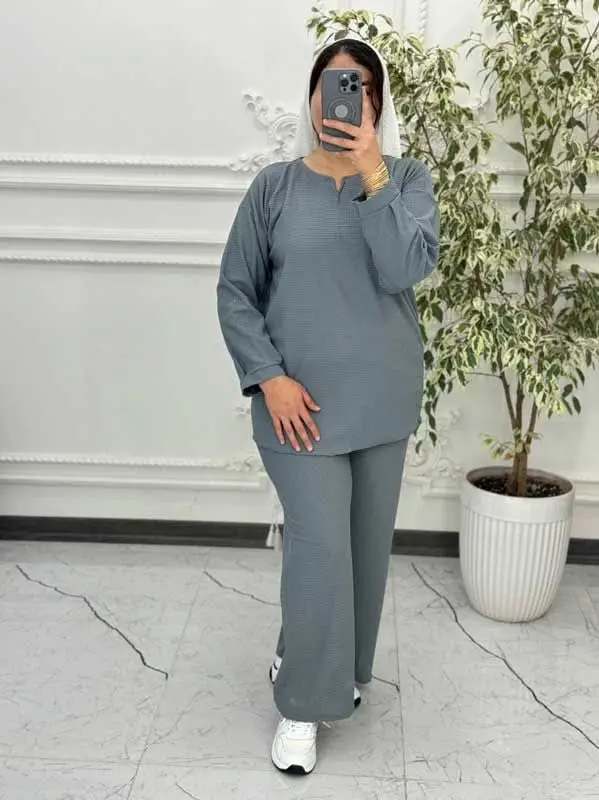 🧵🪡ست بلوز شلوار مراکشی 
