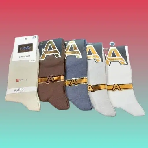 💠 *جوراب نخی ساق دار مردانه برند ایاق و ژیلا*
