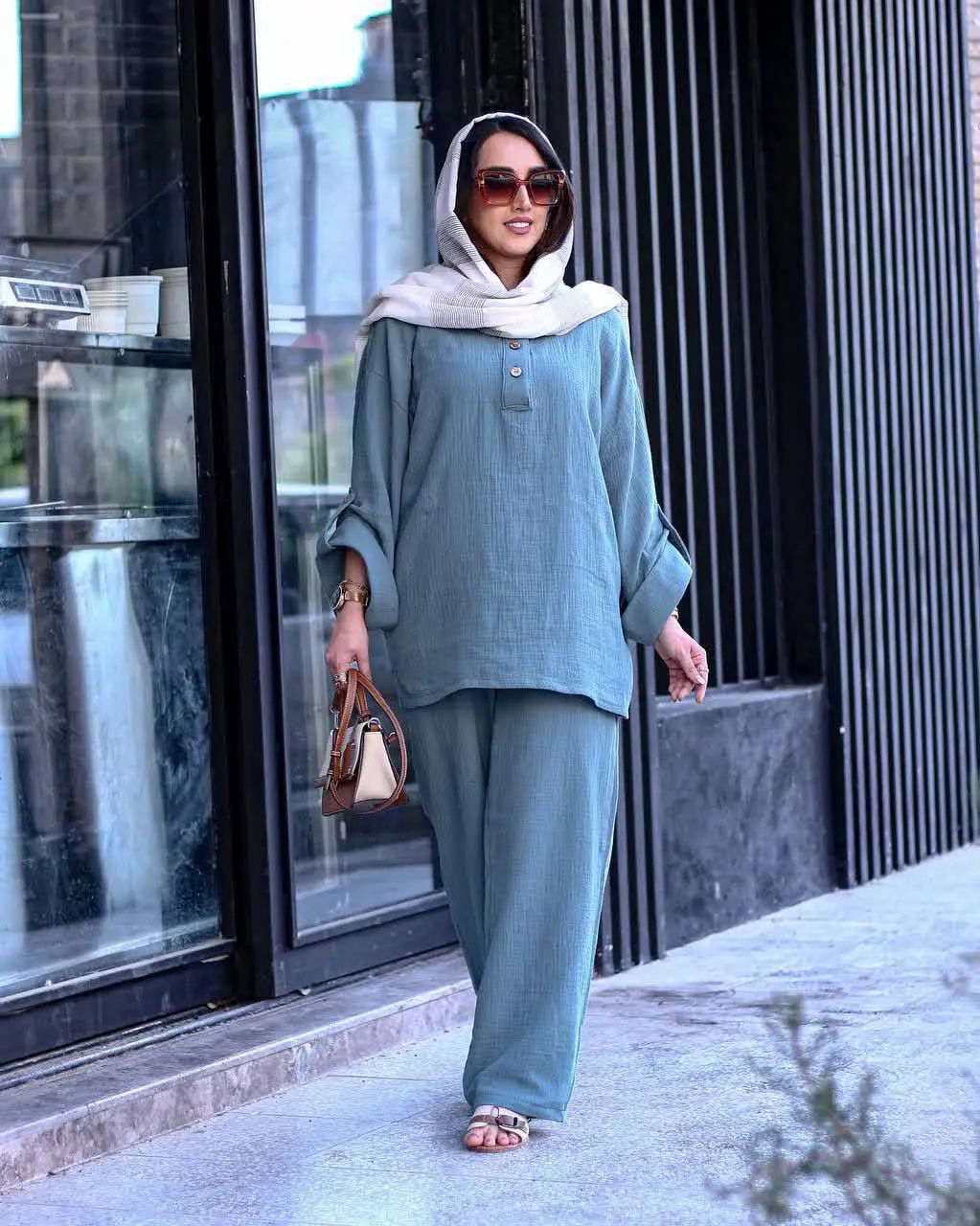 ❌ ❌ حراج ست شومیز شلوار ترند مدل #مهگل ❌

