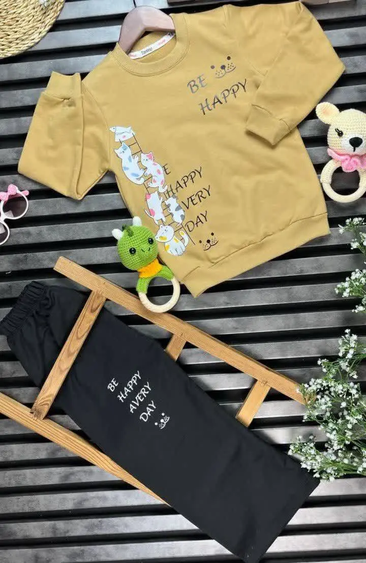 🌱🌱 بلوز شلوار دخترانه پارچه پنبه دورس‌ با شلوار بگ اسپان دورس با کیفیت بی نظیر 🌱🌱
