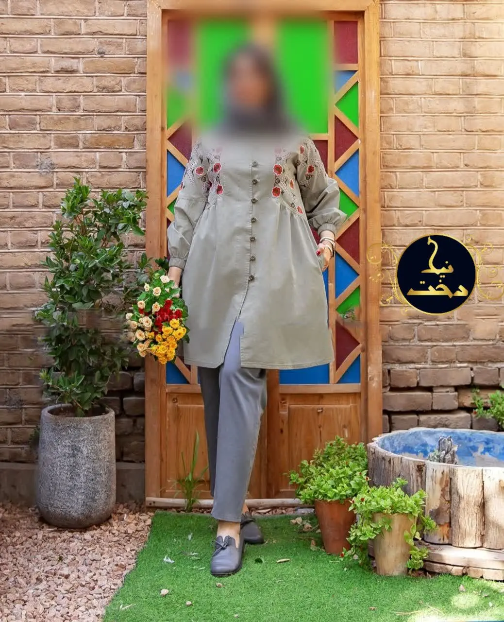 📣دوستان عزیز مدل پریناز قواره دار و سایز بزرگه پس جدول سایزبندی رو حتما با دقت چک کنید❌
