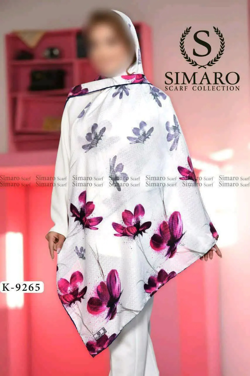 🌻 #عنوان: روسری حریر سیمارو
