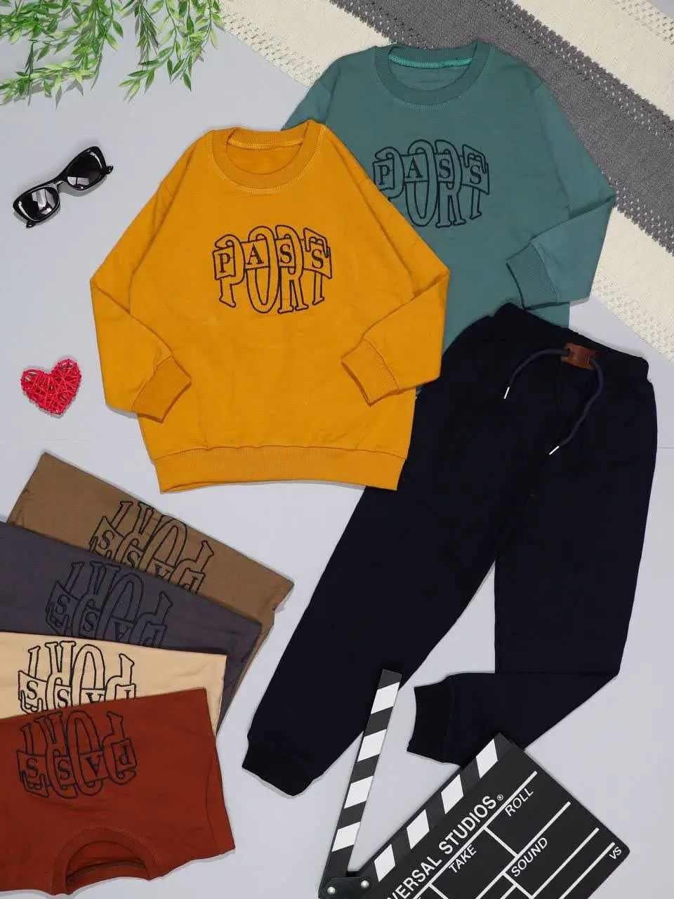 👫بلوز و شلوار پسرانه گلدوزی...