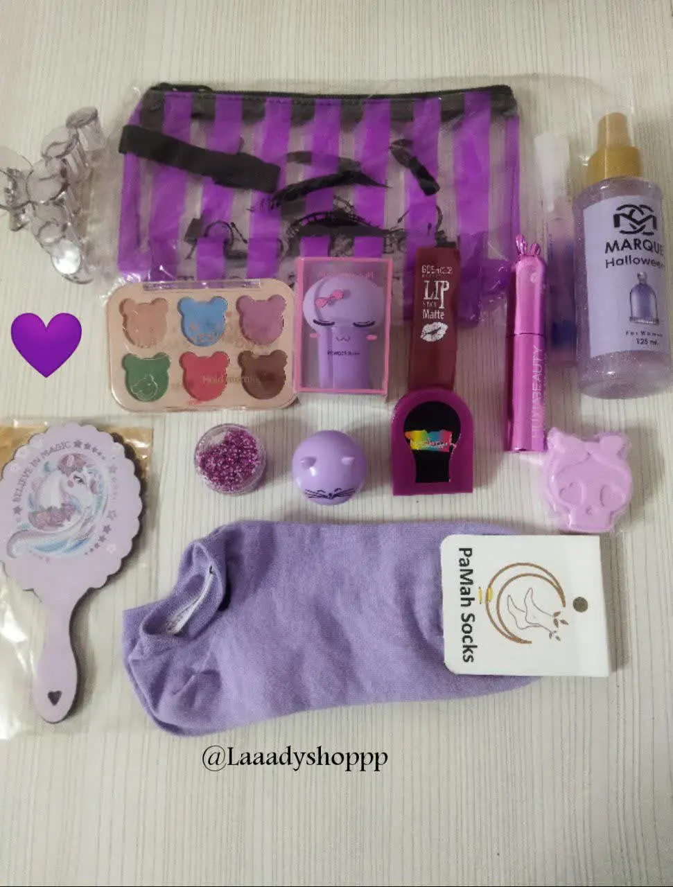 پک هدیه رنگ بنفش🦄
