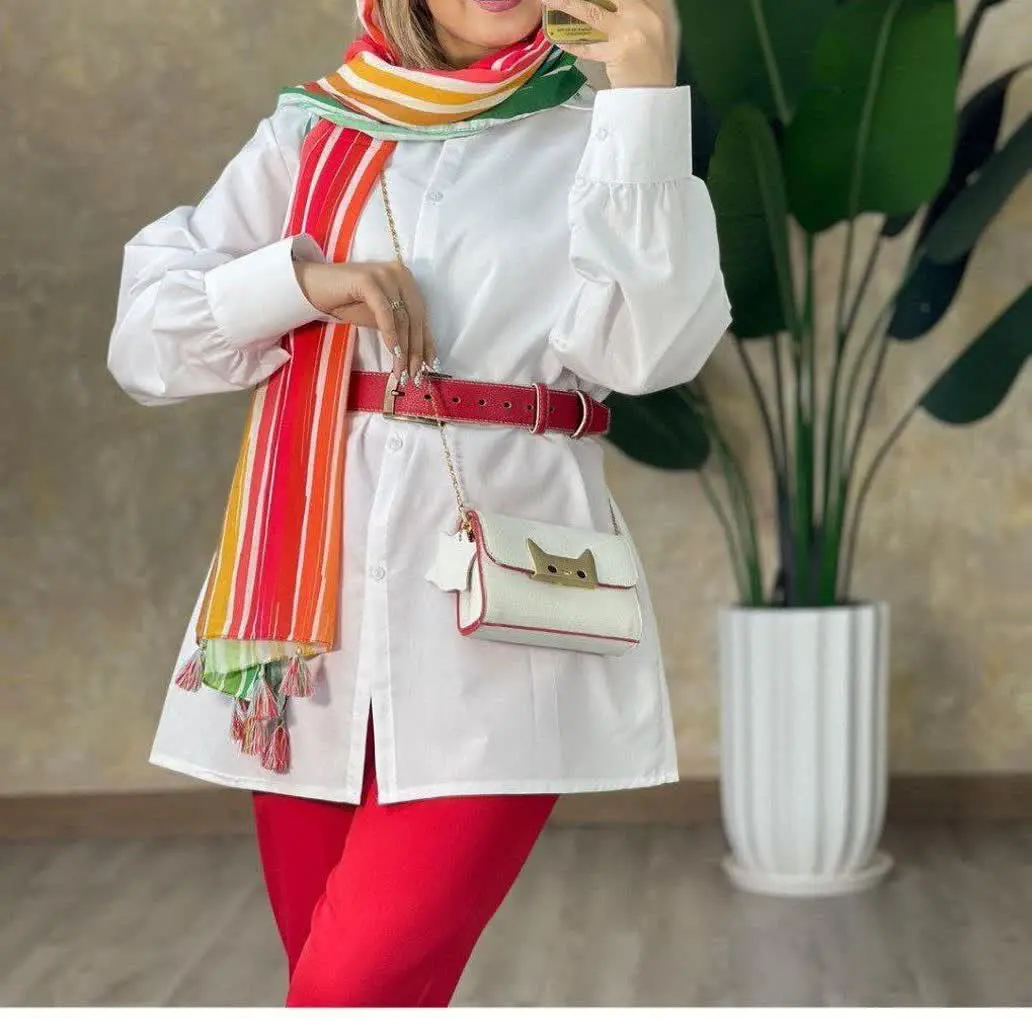 🌹نام: شومیز سفید تکی💥💫
