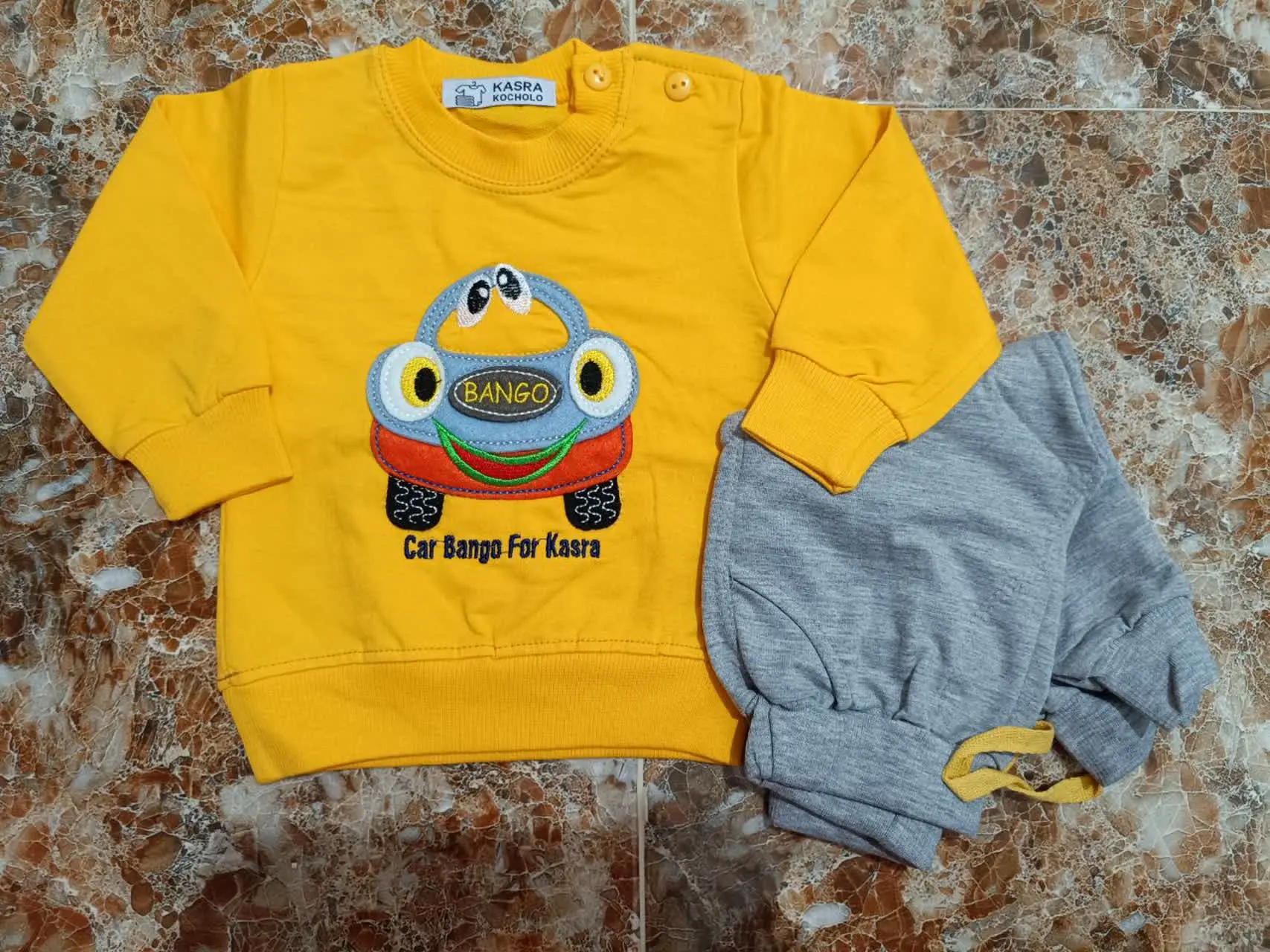 🍂بلوز شلوار پسرانه ماشین🍂
