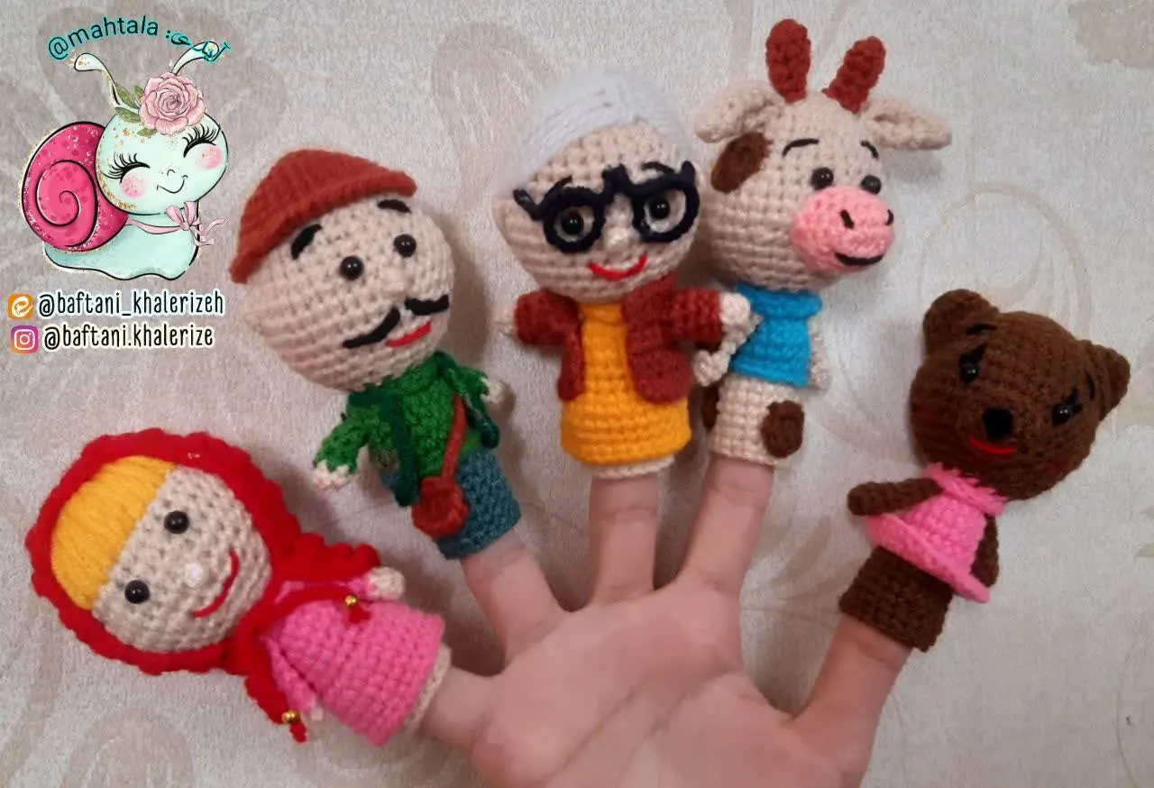 📣 عروسک انگشتی حیوانات گروه ۵
