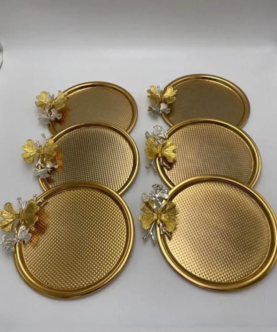 سینی پروانه طلایی
