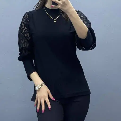 🦋نام مدل: شومیز آستین گیپور پیچک 😎
