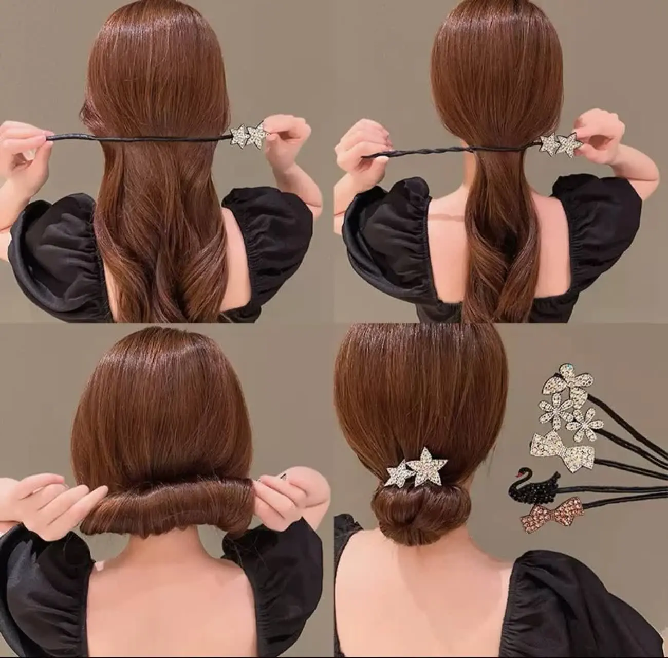 ⭐️باندفر مجلسی مدل نگینی رنگی 
