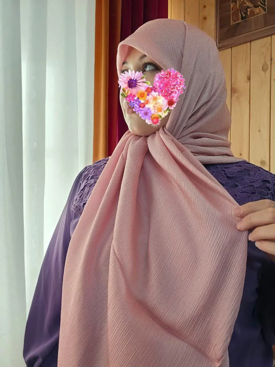 روسری ابریشم کریستال