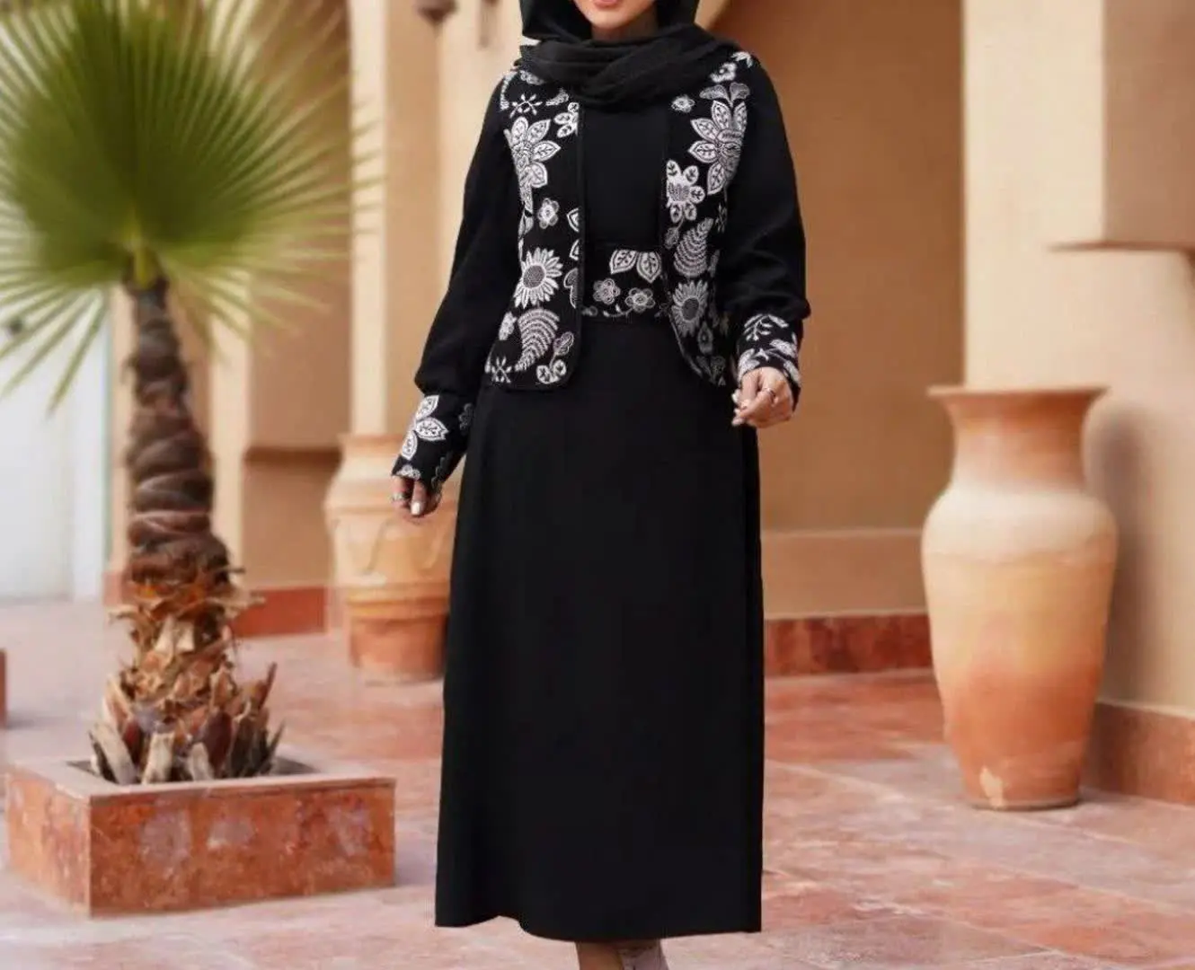 🛍نام: ست سارافون+جلیقه+کمربند🌱
