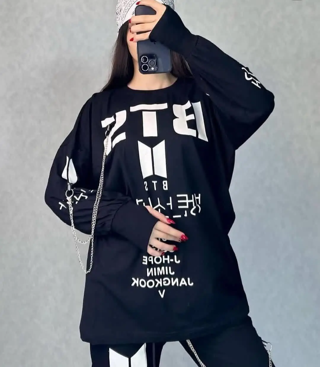 ❤️نام: بلوز فینگردار مدل BTS ۱۶
