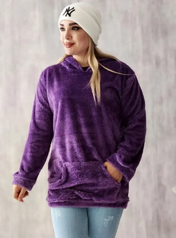 🧥 هودی تدی اسپورت زنانه مردانه، پارچه خارجی، بسیار لطیف
