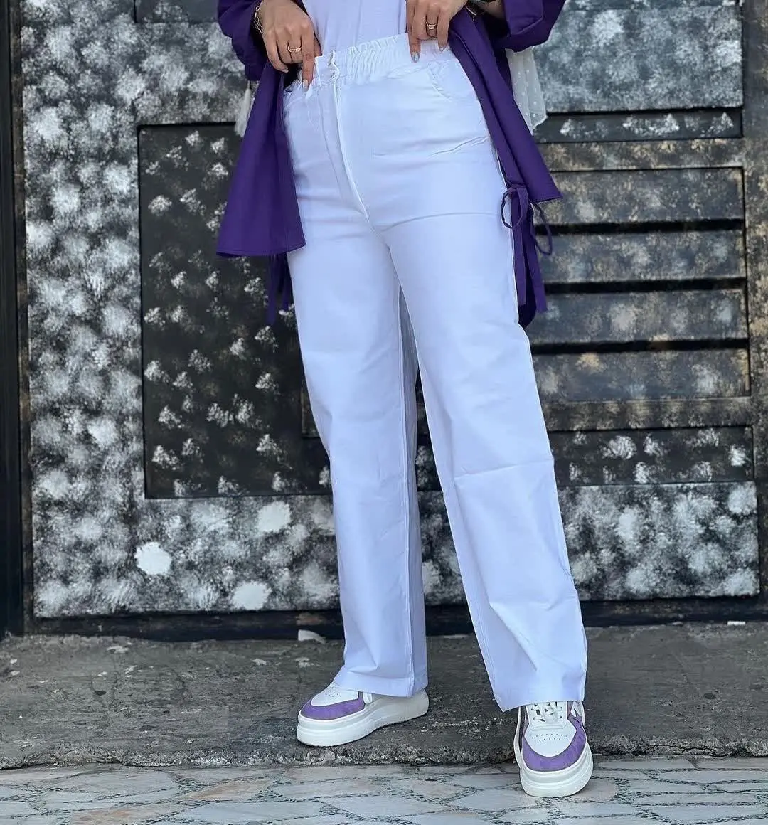 شلوار کتان پنیه عالی درجه یک 
