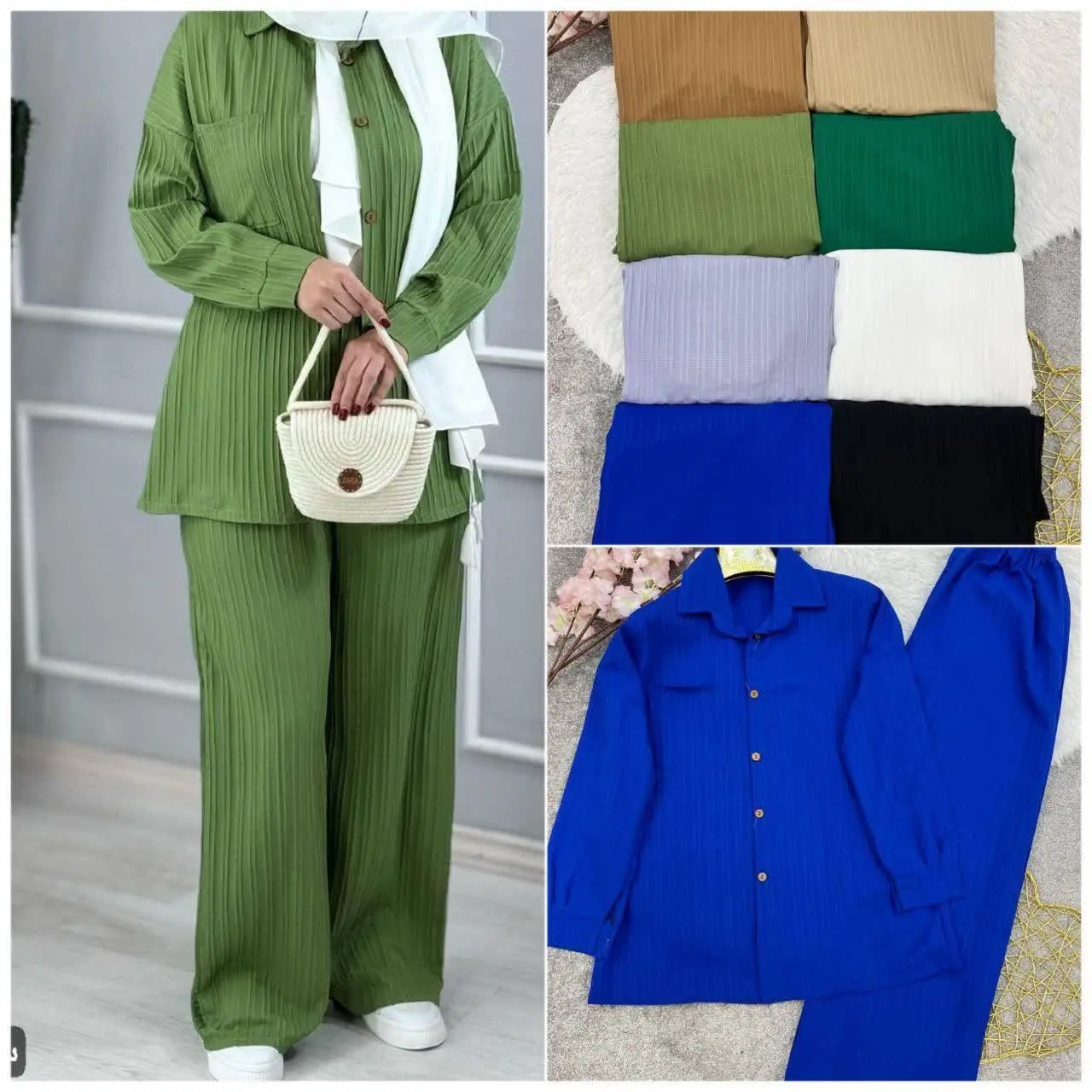 نام: #ست مانتو شلوار ایوا 🤩
