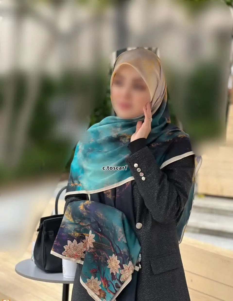 ✨روسری مجلسی نخ کاستوم✨
