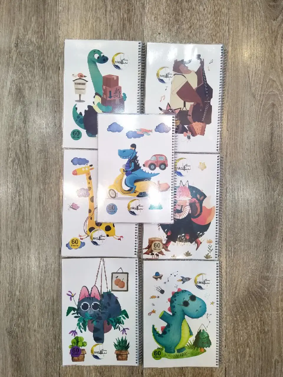 😊این هم از دفترهای قشنگ مون که براتون گفتم 😊
