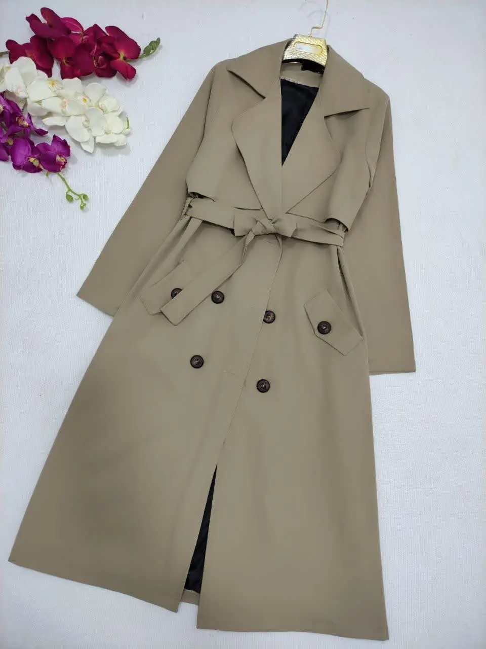 🍃نام: مانتو بارونی آستر دار مرلین
