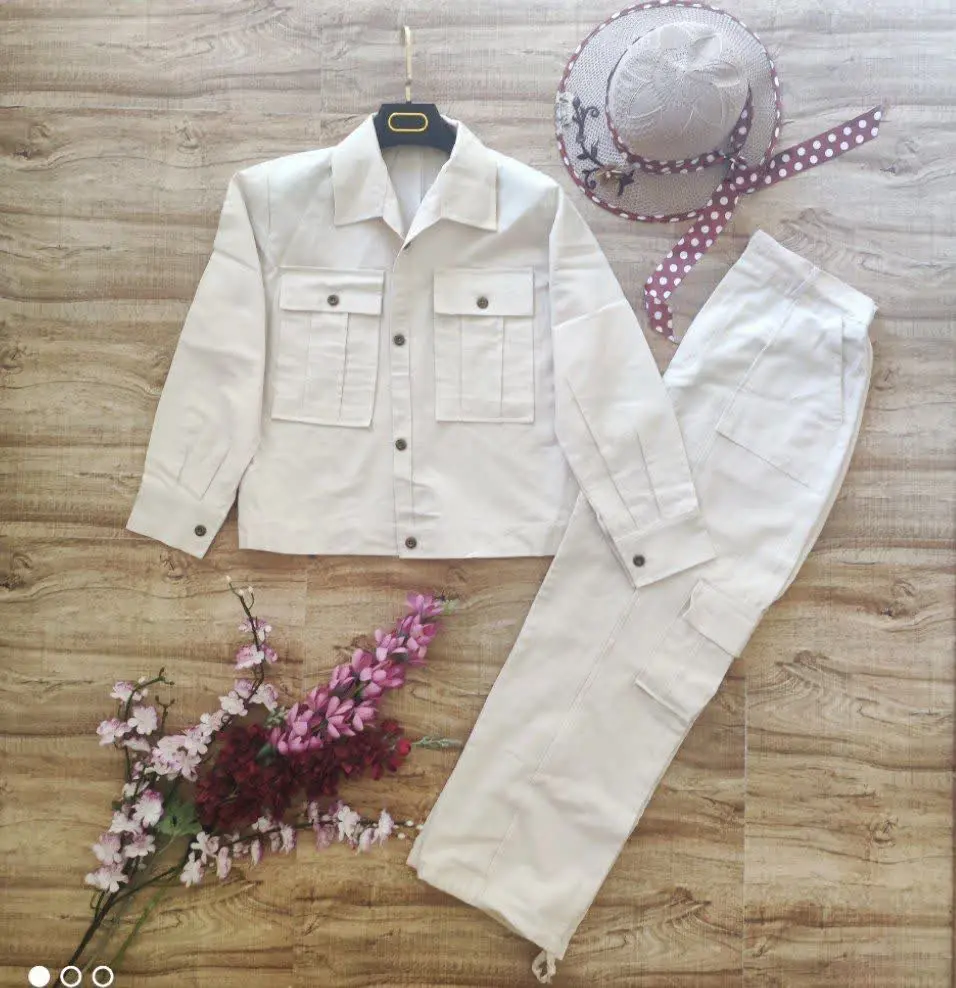 🌹نام: کت نچرال شلوار کارگو💥💫
