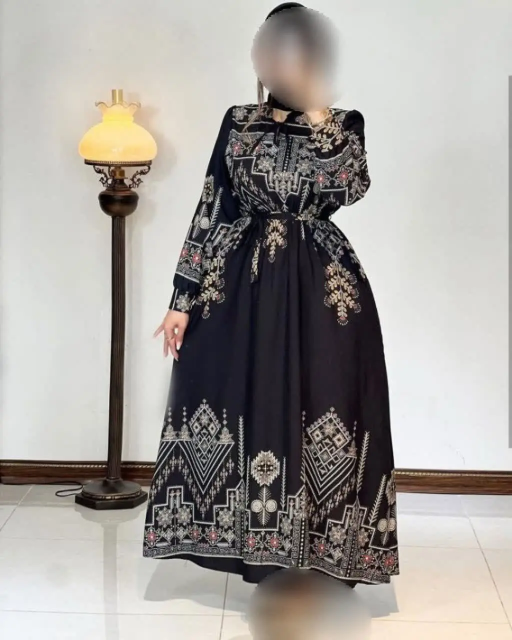 پیراهن ماکسی کتیبه
