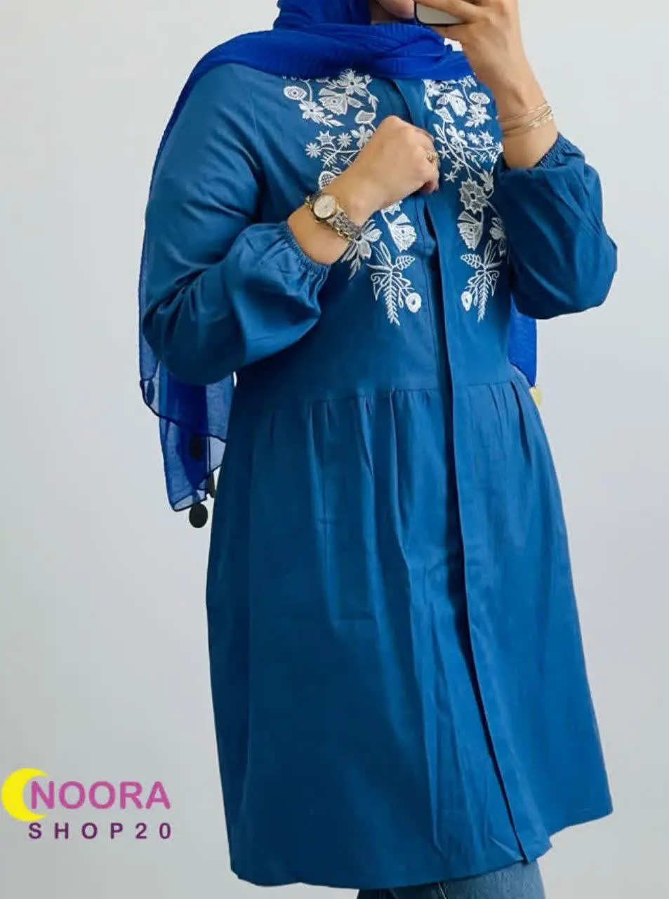 نام: #مانتو تنسل گلدوزی
