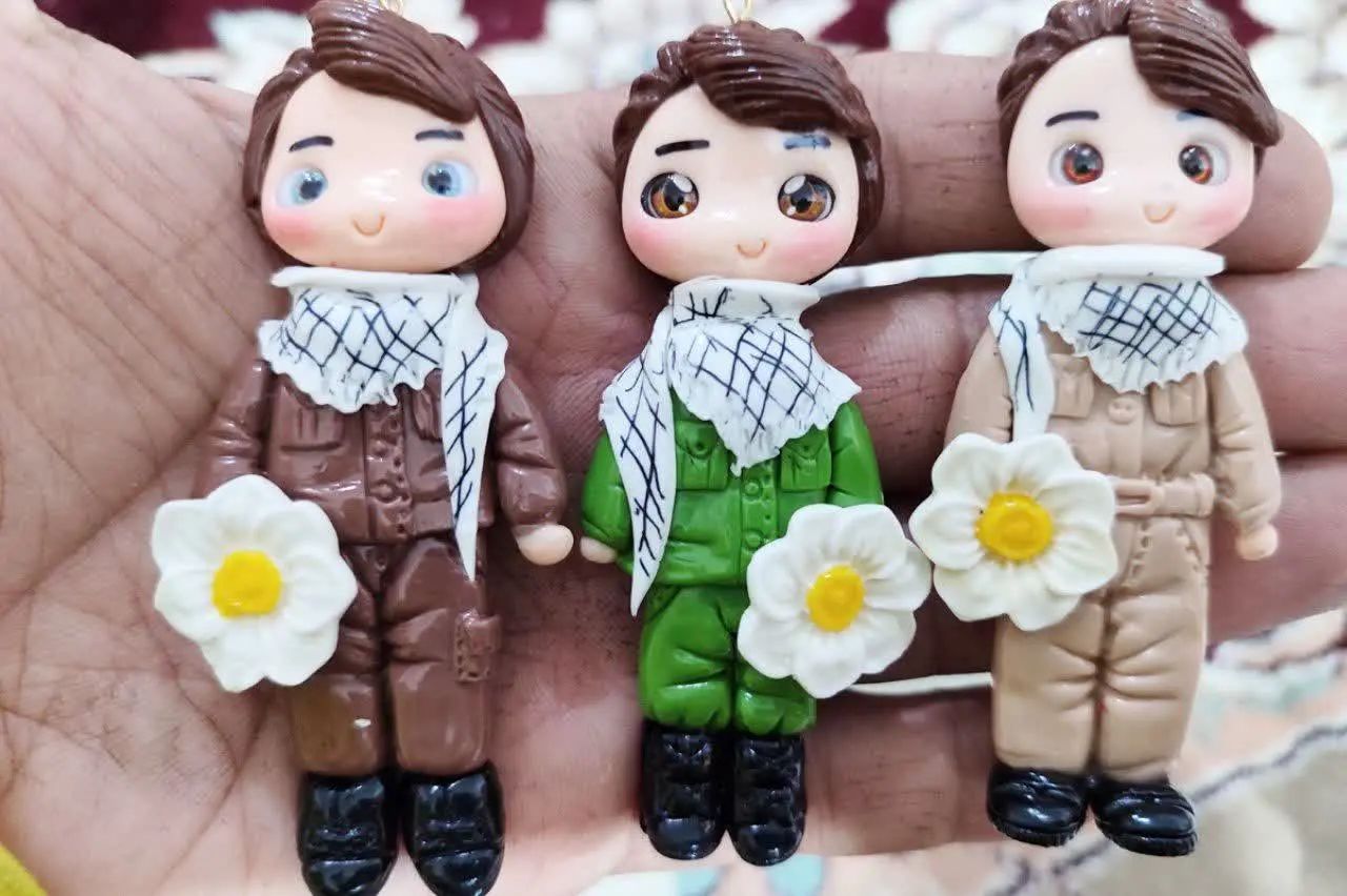 🌺 #عروسک #خمیری 
