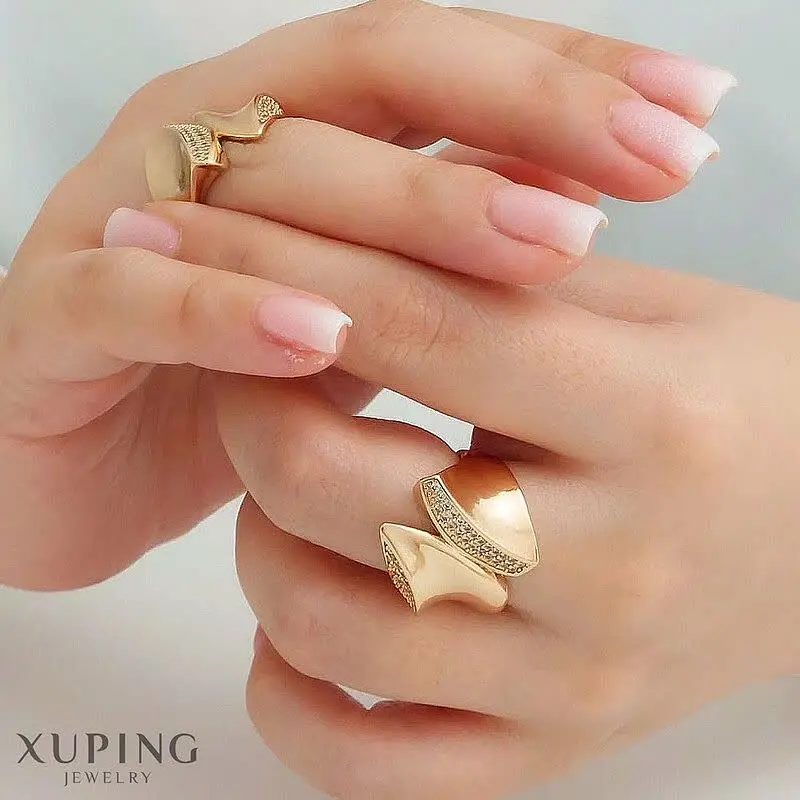 #انگشتر مجلسی طرح طلا از برند ژوپینگ✨💍
