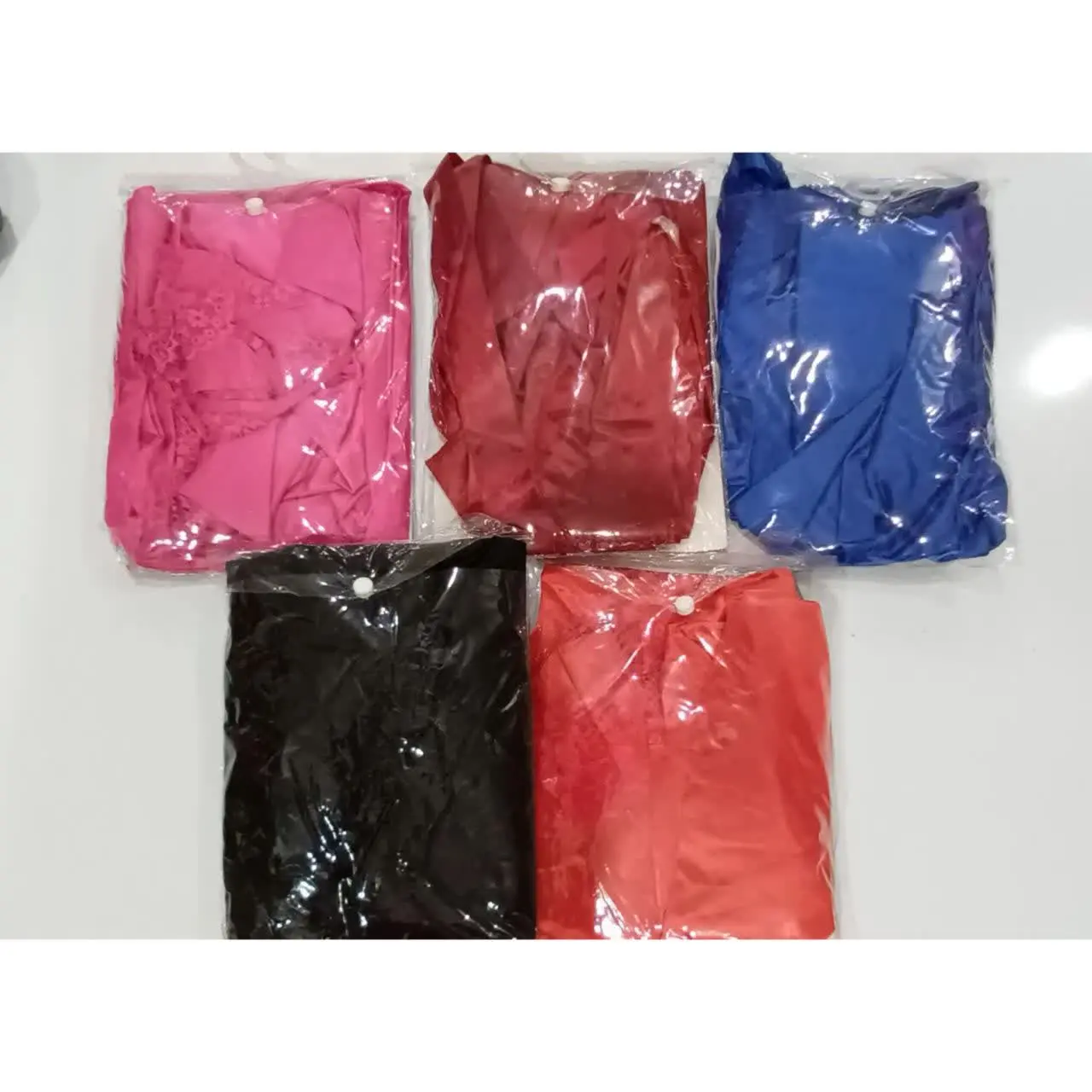 لباس خواب ساتن ترک چهارتیکه😍😍😍😍
