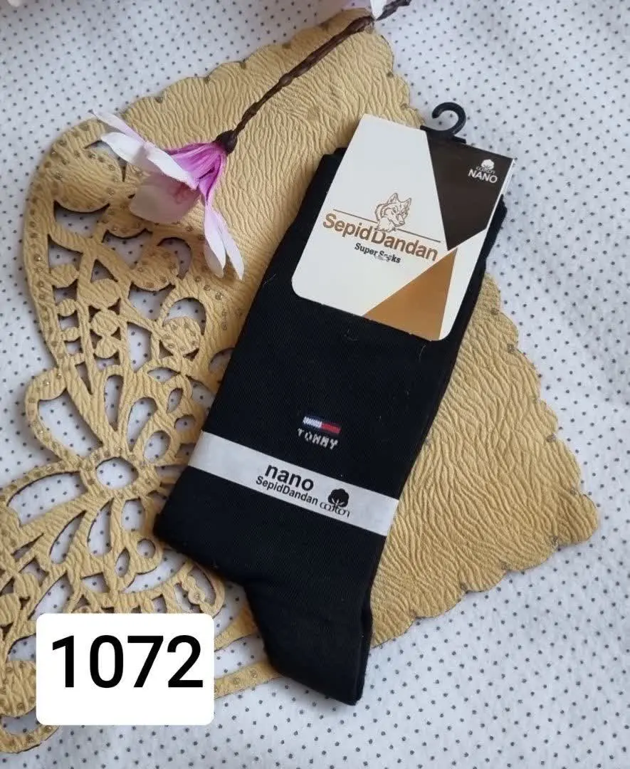 #جوراب ساق بلند مشکی مردانه😍
