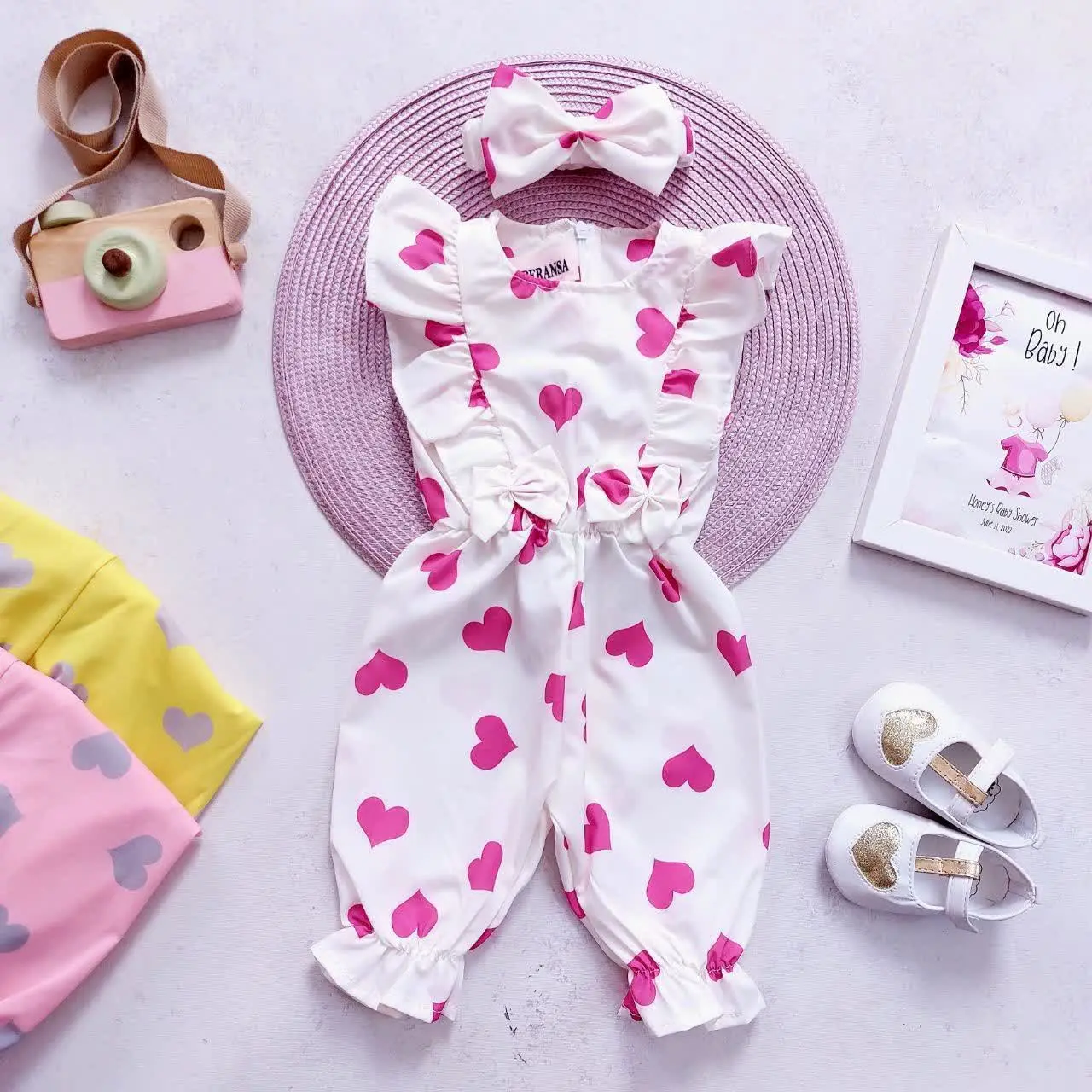 رامپر و هدبند چیندار قلبی 😍
