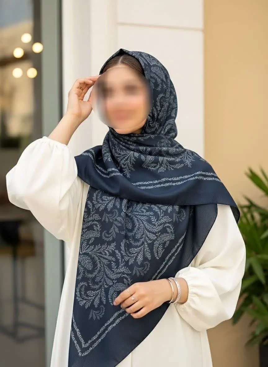 🌺روسری نخ گلی
