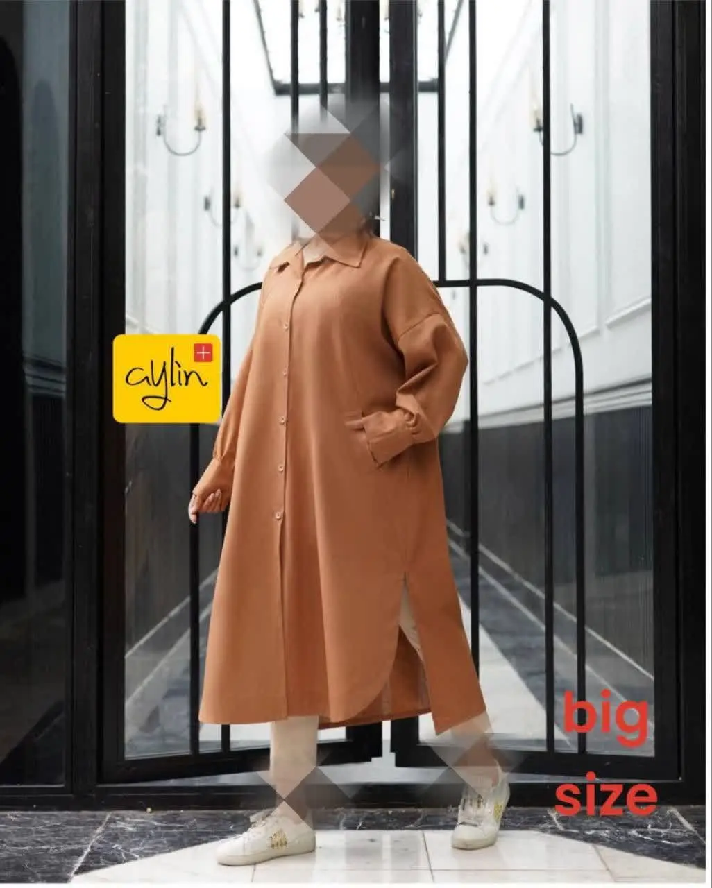 مانتو پانچ بغل چاک (بسیار کاربردی) 

