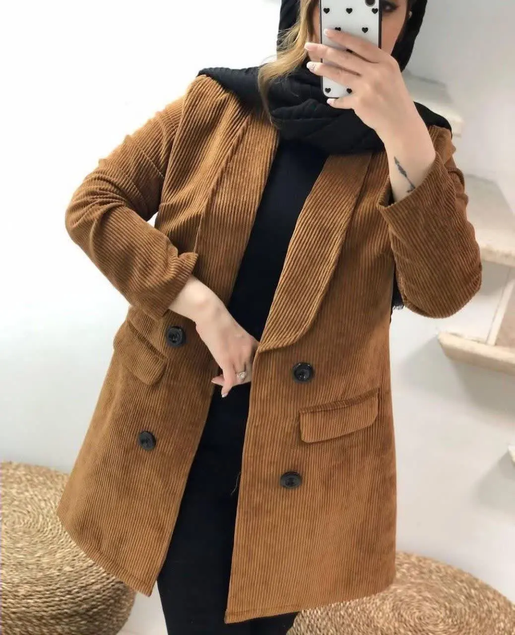 جنس: مخمل کبریتی ریز مد
