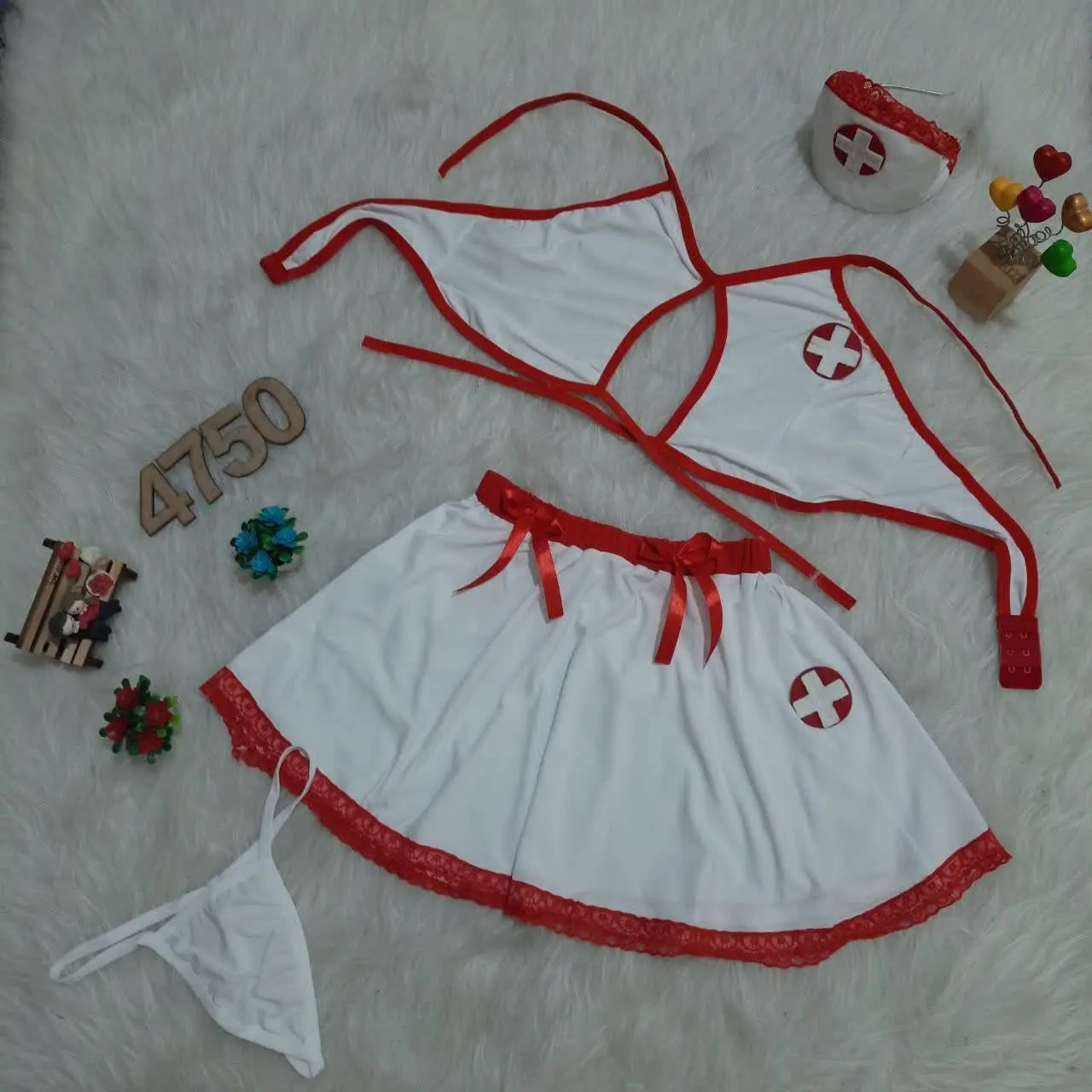 کاستوم پرستاری سوتین جلو باز شو
