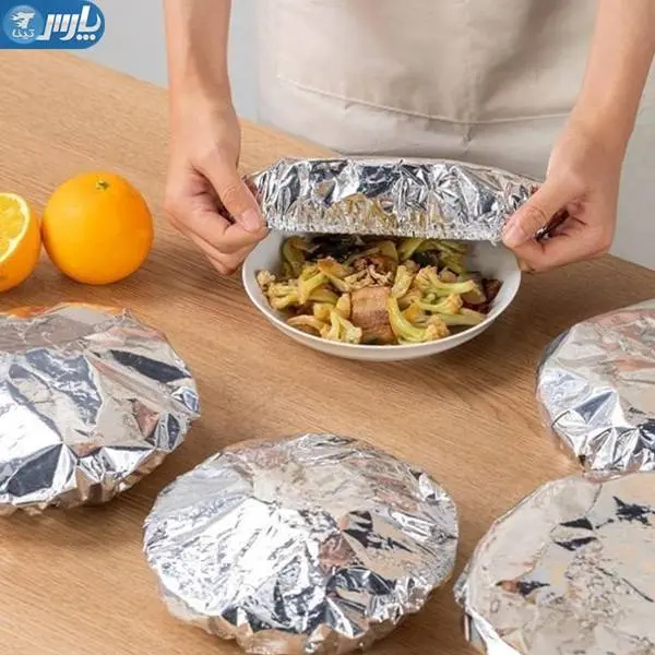 درپوش فویلی کش دار بسته 10 عددی