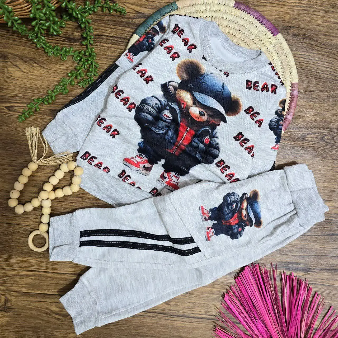 👚نام: ست خرس کلاهدار کرکدار
