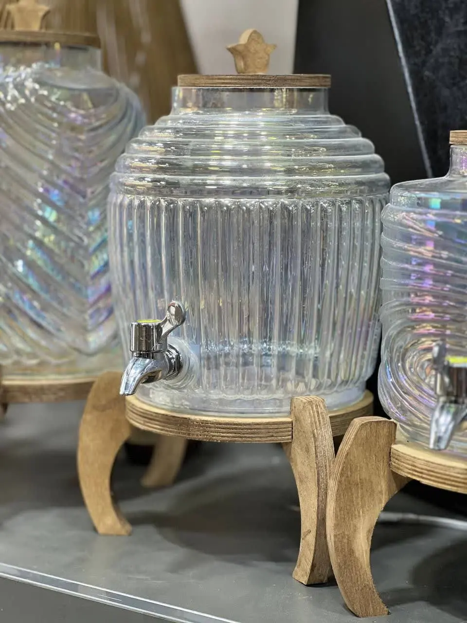 کلمن پایه چوبی
