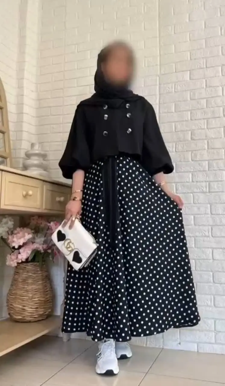 👚نام: ست کراپ کت و دامن لیلی 🎼✨
