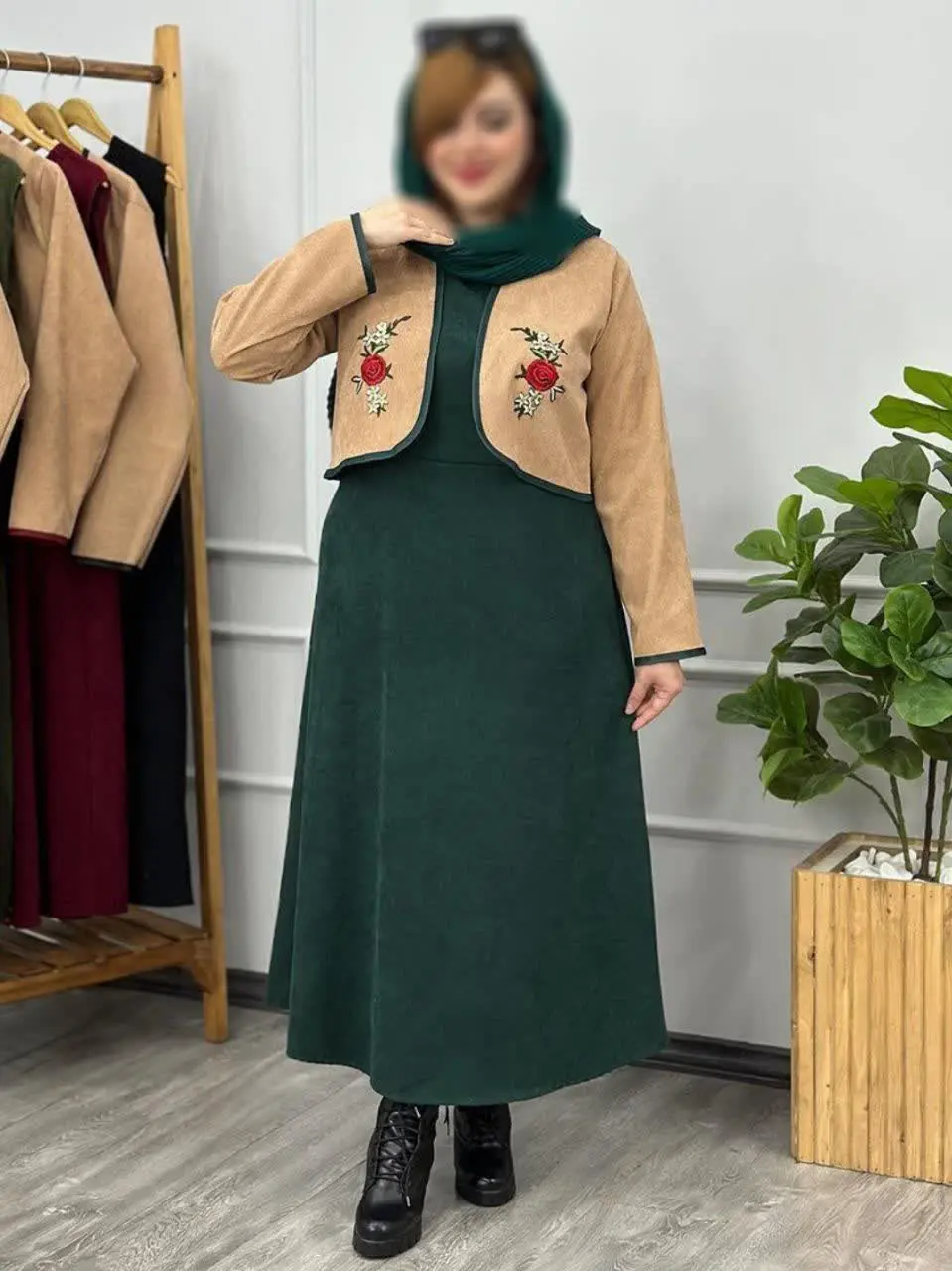 ❤️نام: کت و سارافن مدل رامیلا ۱۶
