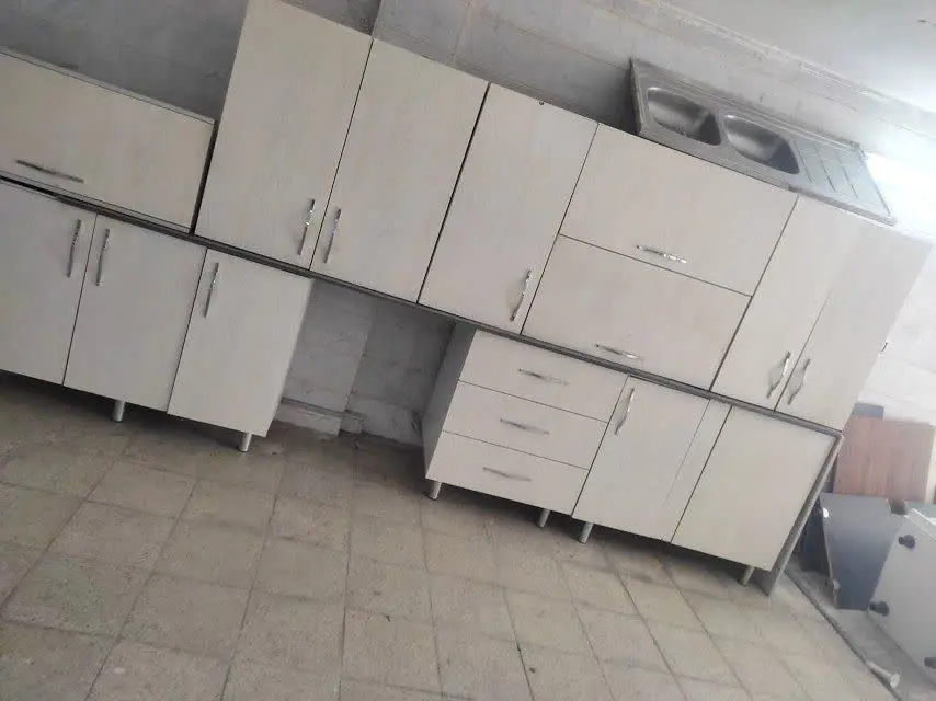 کابینت تمام ام دی اف با سینک و هود
