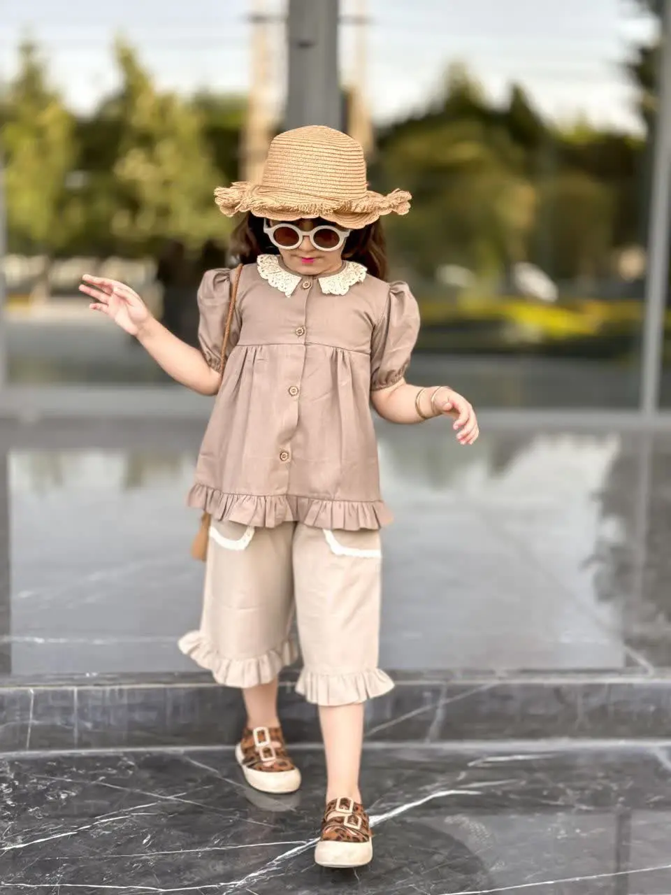 🌸ست شومیز شلوار دخترانه 🌸