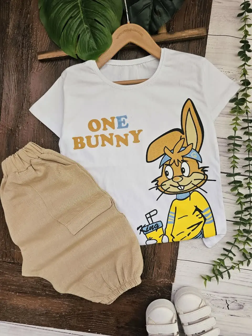 تیشرت شلوارک اسپرت پونی خرگوش🐰
