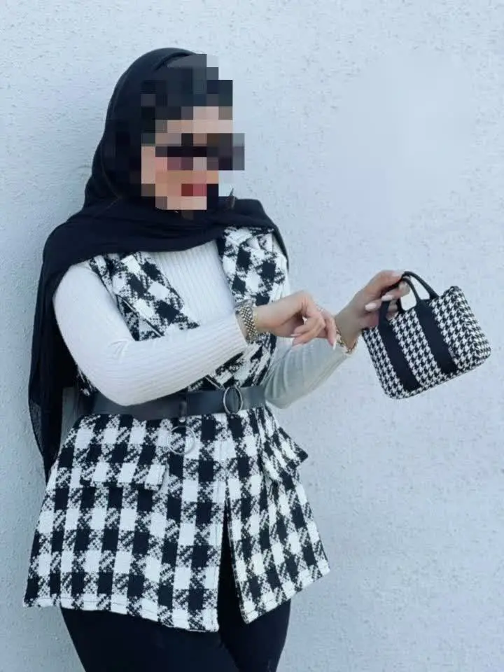 🌸 نام: #ست دو‌تکه وست شانل ‌‌و کمربند 

