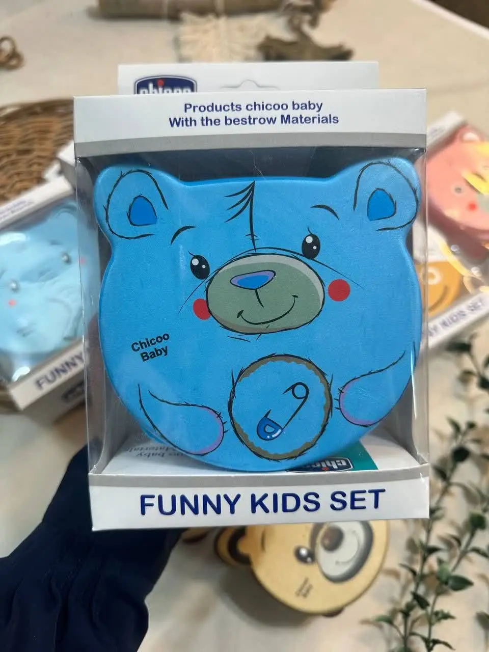انبار غذا چیکو بیبی (Chicco Baby) طرح خرس آبی نوزادی و کودک کد ۴۵۰۰۴ 
