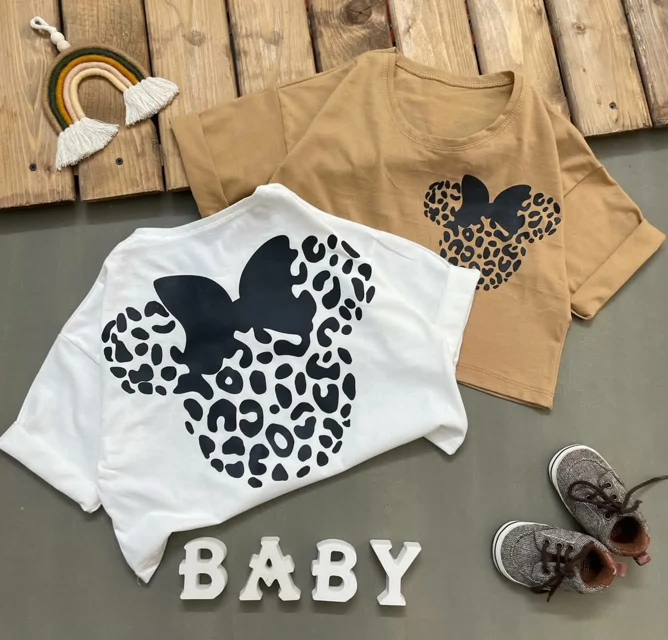 👚نام: 🔥🔥کراپ تک دخترانه میکی چاپی پشت چاپ طرح mal🔥🔥
