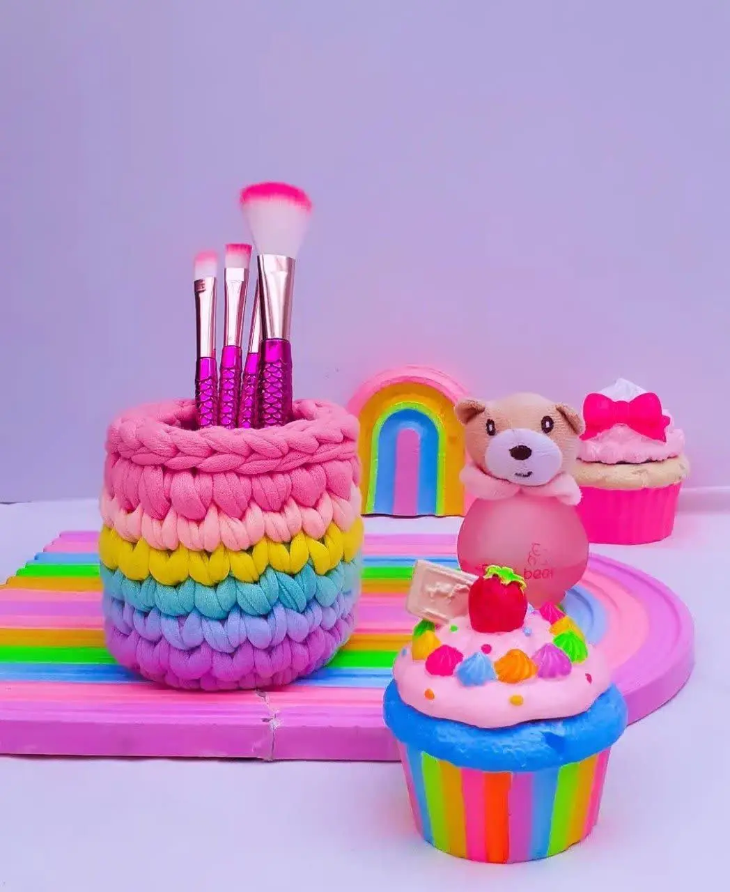 باکس تک رنگین کمانی تریکو مدل گندمی تقدیم نگاه شما همراهان گرامی 🤗🌈
