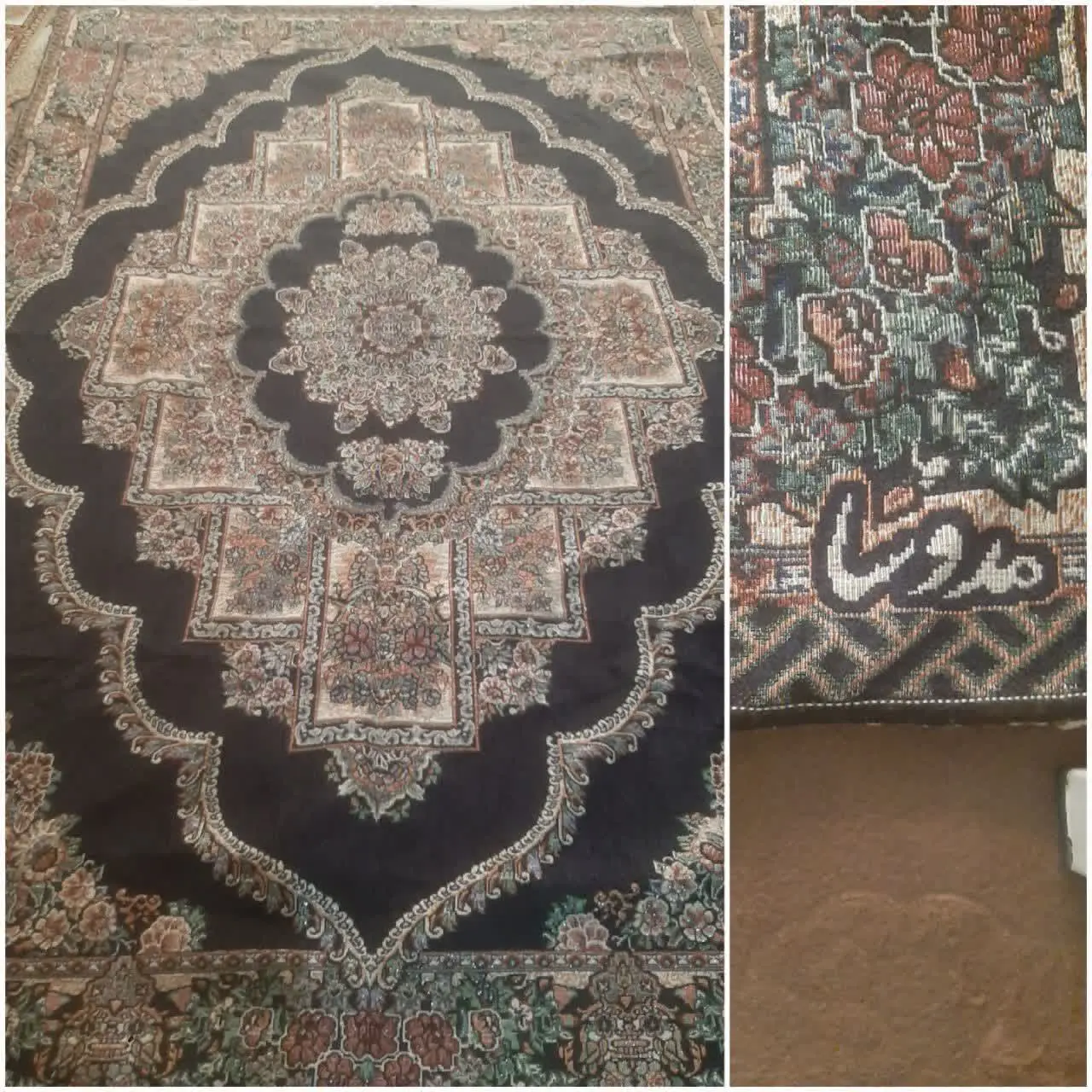 روفرشی نقره کوب سورمه‌ای مارک مدوسا ۶متری نو نو کادویی بوده لازم نداریم
